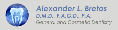 Alexander L. Bretos, D.M.D, F.A.G.D, P.A. General and Cosmetic Dentistry Logo